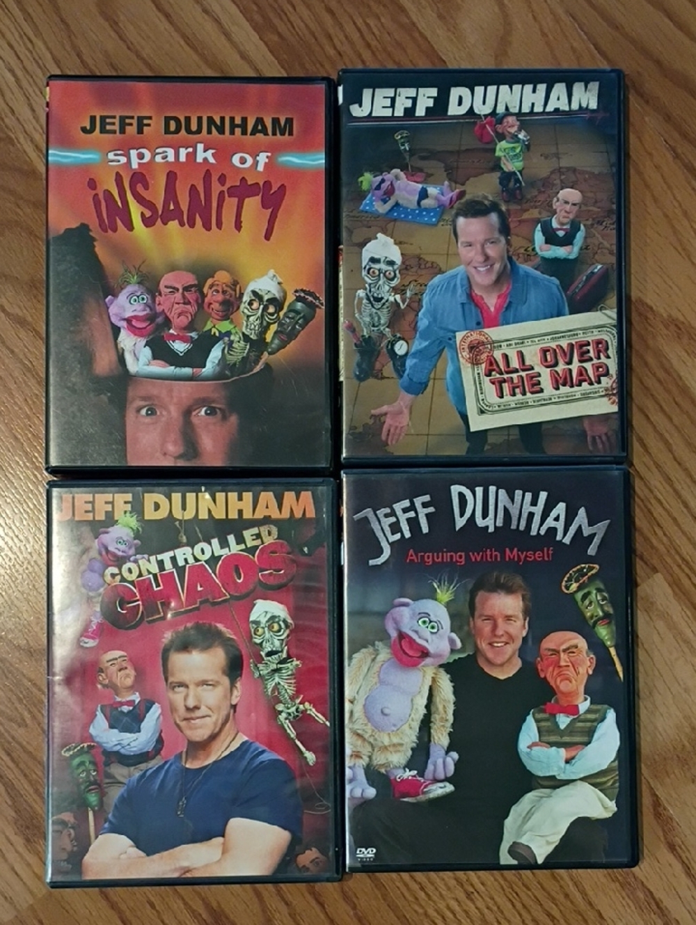 Jeff Dunham DVD Lot - Colorful Puppet Covers (Multicolor)